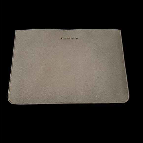 Michael Kors Tablet Case in Silver Leather - Picture 1 of 8
